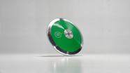 Disco de 1,6 kg para atletismo masculino do ensino médio