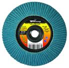 Disco de aba Forney 71923 de dupla face 40/80 Grits 4,5 pol