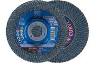 Disco de aba PFERD POLIFAN -Curve Radial Tipo 40 Grit Zirconia Disco de aba PFERD POLIFAN -Curve Radial Tipo 40 Grit Zirconia