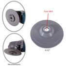 Disco de Borracha Rígido 4.1/2" Cinza M223 Milkit
