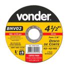 Disco de corte 115 mm x 1,0 mm x 22,23 mm bnv02 vonder