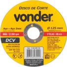 Disco de Corte 125,0X1,2X22,23 DCV - Vonder