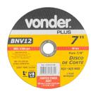 Disco de corte 180 mm x 1,6 mm x 22,23 mm bnv12 vonder plus