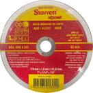 Disco de Corte 180X1.6X22mm Aço Starrett DAC180-24X Disco de Corte 180X1.6X22mm Aço Starrett DAC180-24X