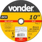 Disco De Corte 254mm X 3,2mm X 25,40mm DCV Vonder