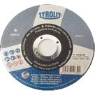 Disco de Corte 4.1/2" 115x1x22,2 Basic 2 em 1 Cinza Tyrolit Unica