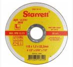 Disco de corte 4.1/2x1/16x7/8 115x1,6x22,2mm aco starrett dac115-24