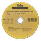 Disco de Corte - 7 x 1/16 x 7/8 Polegadas - Fino Para Inox - 0BG - EDA