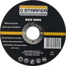 Disco de Corte Aço Inox (4.1/2) - 115 X 1,0 X 22,2 MM - Starfer Disco de Corte Aço Inox (4.1/2) - 115 X 1,0 X 22,2 MM - Starfer