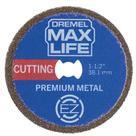 Disco de Corte de 38,1mm com Espessura de 1,1mm com Sistema Ez Lock Troca Rápida EZ506HP - 2615E506HA000 - DREMEL Disco de Corte de 38,1mm com Espessura de 1,1mm com Sistema Ez Lock Troca Rápida EZ506HP - 2615E506HA000 - DREMEL