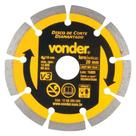 Disco de Corte Diamantado 110 Mm Furo de 20 Mm V3 Vonder