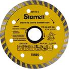 Disco de Corte Diamantado, 110 mm x 20 mm, Turbo, Ddt110-s Starrett OstenVonder