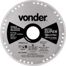 Disco De Corte Diamantado Contínuo Metais 115 Mm Vonder
