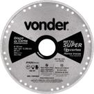 Disco De Corte Diamantado Contínuo Metais 125 Mm Vonder