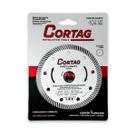 Disco de Corte Diamantado Cortag 110mm/110mm Plus 1.2mm/1.4mm Turbo Extra Fino Porcelanato Branco Profissional