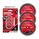 Disco de Corte Diamantado EZARC 1,5" para Azulejo, para Microretífica, Kit com 4 Disco de Corte Diamantado EZARC 1,5" para Azulejo, para Microretífica, Kit com 4