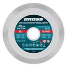 Disco de corte, diamantado, porcelanato, refrig., anel de reducao, 115 x 1,2 x 20mm, 1pc // gross