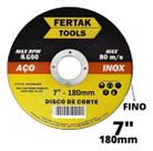 Disco De Corte Inox 7 Polegadas 180mm Reforçado 2 Telas