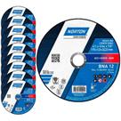 Disco de Corte para Metal e Inox 4.1/2 POL BNA 12 Kit com 10 Unidades NORTON Disco de Corte para Metal e Inox 4.1/2 POL BNA 12 Kit com 10 Unidades NORTON