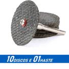Disco de corte para micro retifica 32mm com fibra de vidro -10 peças