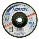 Disco de Desbaste Inox 7" Norton 177,8x6,4x22,22mm - BDA630 Disco de Desbaste Inox 7" Norton 177,8x6,4x22,22mm - BDA630