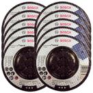 Disco de Desbaste Metal 4.1/2 POL x 1/4 POL Furo 7/8 POL Standard com 10 Peças BOSCH