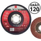 Disco De Desbaste Tipo Flap 115 mm X 22 mm Grão 120 - MTX Disco De Desbaste Tipo Flap 115 mm X 22 mm Grão 120 - MTX