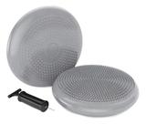 Disco De Equilíbrio Balance Almofada Inflável Pilates 33cm Cinza