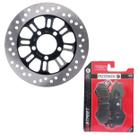 Disco de Freio Dianteiro Cg 150 Titan Combi Brake 2015-2017 + Pastilhas Potenza