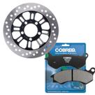 Disco de Freio Dianteiro Cg 150 Titan Combi Brake 2015 A 2017 Pastilhas Cobreq Disco de Freio Dianteiro Cg 150 Titan Combi Brake 2015 A 2017 Pastilhas Cobreq