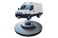 Disco de freio dianteiro iveco daily (com parafuso)