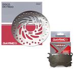 Disco de Freio Dianteiro Pcx 150 Sem Abs 2013-2018 + Pastilhas Diafrag