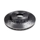 Disco de freio dianteiro ventilado - mercedes benz sl350 2003 a 2006 - bd0417