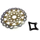 Disco de Freio discão Cg 150 09/15 Dourado 320mm com suporte