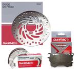 Disco de Freio Pcx 150 Sem Abs 2013-2018 + Pastilhas e Lonas