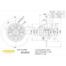 Disco De Freio Solido Traseiro Fremax / Fluence - BD4023KT