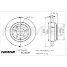 Disco de freio Traseiro Audi Q7 2006 a 2023 FREMAX BD3328