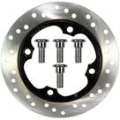 Disco de freio traseiro NXR160 Bros XRE190 XRE300 NX400 Falcon CB600F Hornet CBR450SR CRF250F DR160 com parafusos Disco de freio traseiro NXR160 Bros XRE190 XRE300 NX400 Falcon CB600F Hornet CBR450SR CRF250F DR160 com parafusos