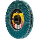 Disco de láminas Forney 71924 doble cara, grano 60/120, 4.5 pulgadas