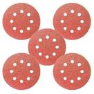 Disco de Lixa C/Furo GR120 125mm 5 Pcs - MTX