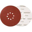 Disco de Lixa com Costado em Pluma 225 mm, Grão 220, Para as Lixadeiras LPV 400b, LPV 600, LPV 925, LPV 950b e LPV 1000, Vonder OstenVonder