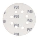 Disco de Lixa Com tiras autocolantes 5'' GR. 60 Com 10 Unidades (243,0020) - Rocast
