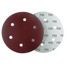Disco de Lixa de Papel 225mm Nauber 6 Furos 5 pçs Grão Médio Disco de Lixa de Papel 225mm Nauber 6 Furos 5 pçs Grão Médio