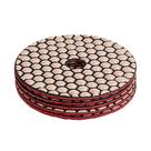 Disco de lixa diamantada flexivel, desbaste a seco, grao 400, 100mm, 5pcs // mtx