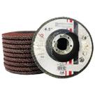 Disco De Lixa Flap 4.1/2 Grit 80 4.5" Kit 10 Peças Disco De Lixa Flap 4.1/2 Grit 80 4.5" Kit 10 Peças