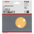 Disco De Lixa G320 150mm C/ 05 Unidades Bosch 2608605092