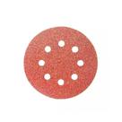 Disco De Lixa tiras autocolantes 125Mm (Unidade) Cor: Vermelho Grão:60 Disco De Lixa tiras autocolantes 125Mm (Unidade) Cor: Vermelho Grão:60