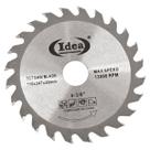 Disco De Madeira 24 Dentes 110mm Para Serra Mármore