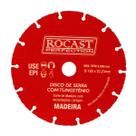 Disco de Serra C/ Tungstênio P/ Madeira 180x22,2mm (245,0002) - Rocast