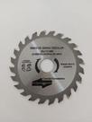 DISCO DE SERRA CIRCULAR 4-3/8" CONCEPT 24 DENTES COM PONTA DE VIDEA 20x110mm